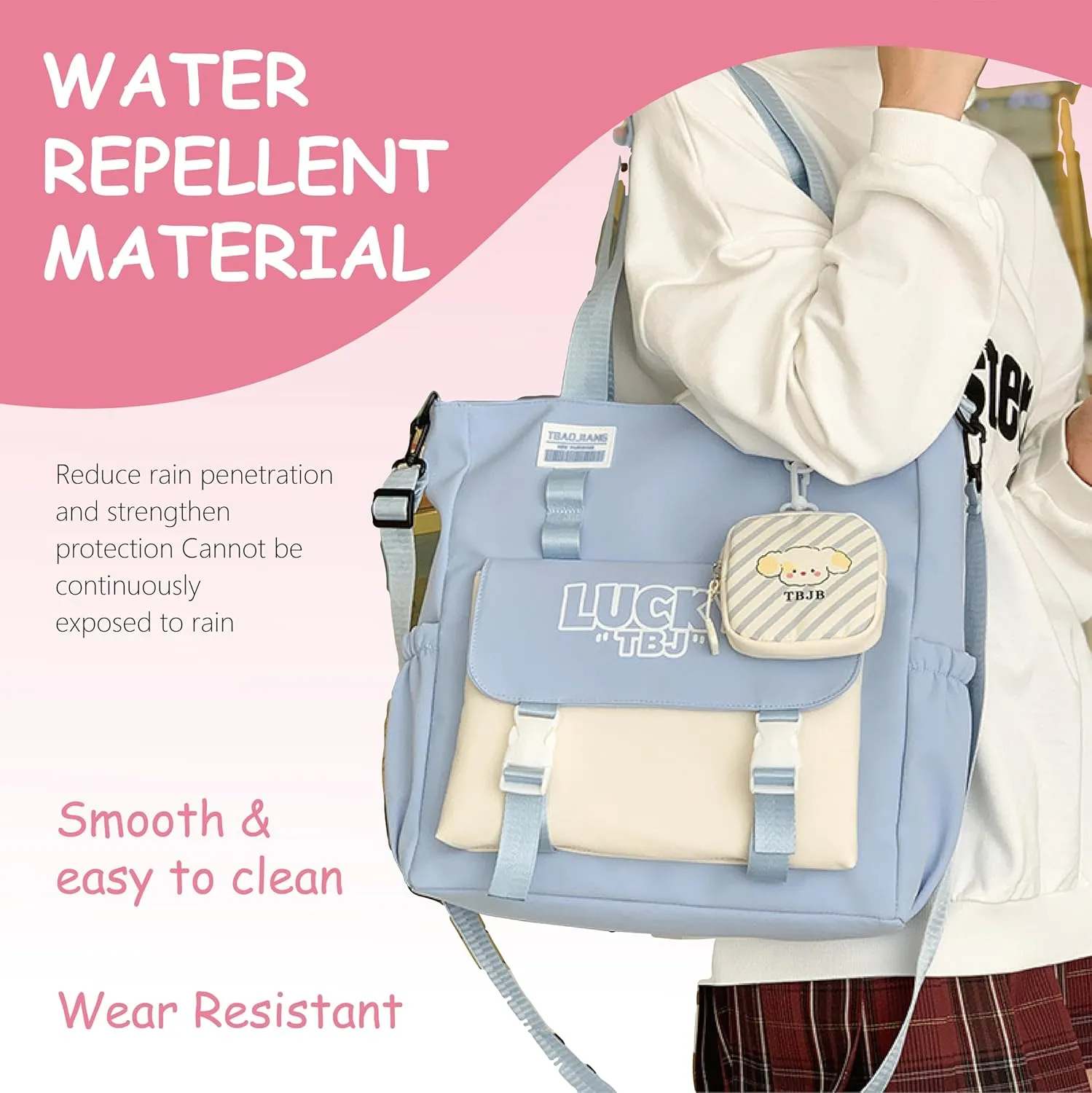 Geerlaqaly handbag,multifunctional messenger bag, with coin purse, unisex,anti-theft, suitable for daily use and travel