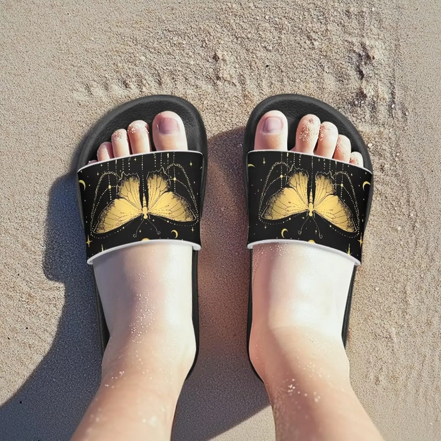 Girls Boys Slide Sandals Kids Summer Comfortable Slippers Slip On for Outdoor Beach Pool Shower Fit Little Big Kids