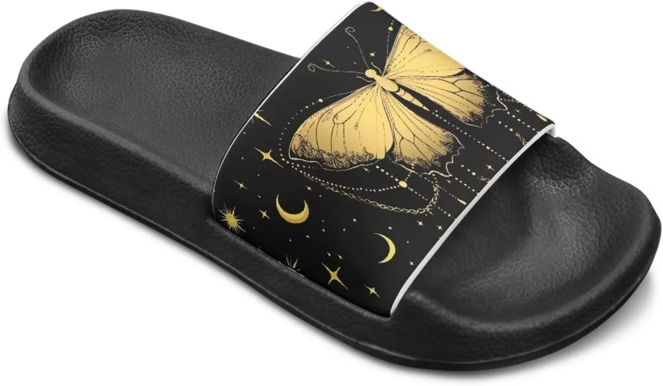 Girls Boys Slide Sandals Kids Summer Comfortable Slippers Slip On for Outdoor Beach Pool Shower Fit Little Big Kids