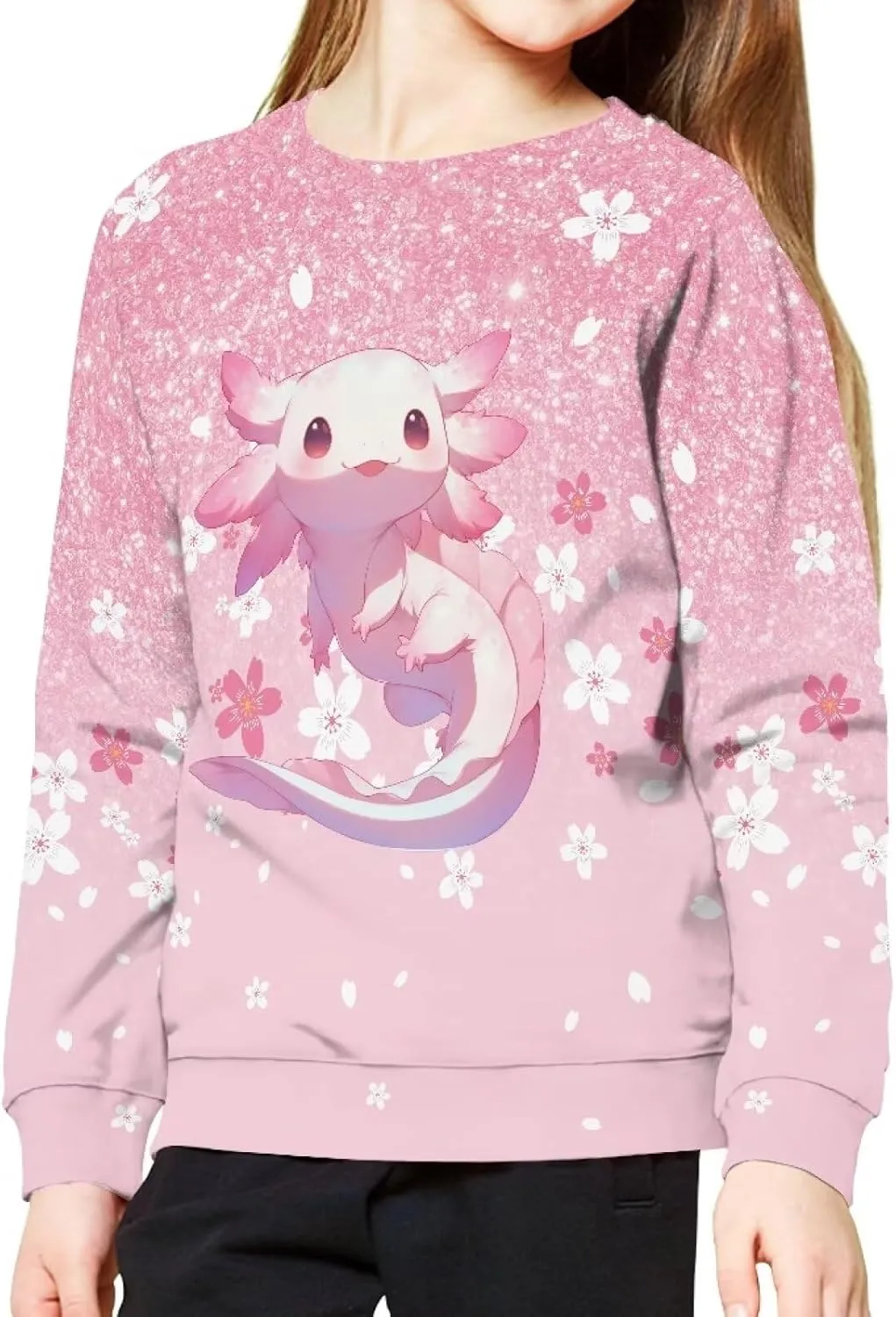 Girls Boys Sweatshirt Trendy Fall Outfit Kids Comfy Sweaters Pullover Tops 6-14 Years Old