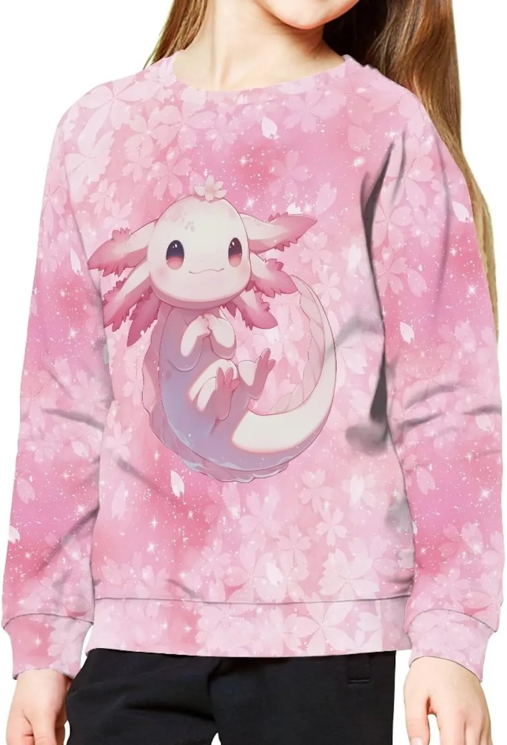 Girls Boys Sweatshirt Trendy Fall Outfit Kids Comfy Sweaters Pullover Tops 6-14 Years Old