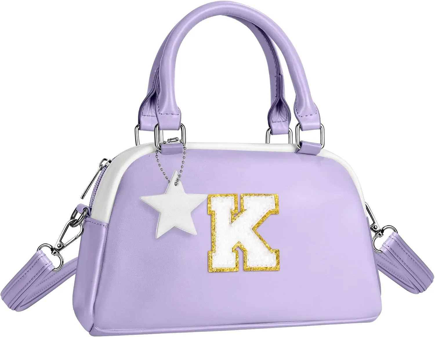 Girls Purse Crossbody Bag, Personalized Birthday Gifts, Kids Skin Care Bag for Ages 4-12 girls, Party Favors Dress Up bag for girls, Handbag-light purple-K
