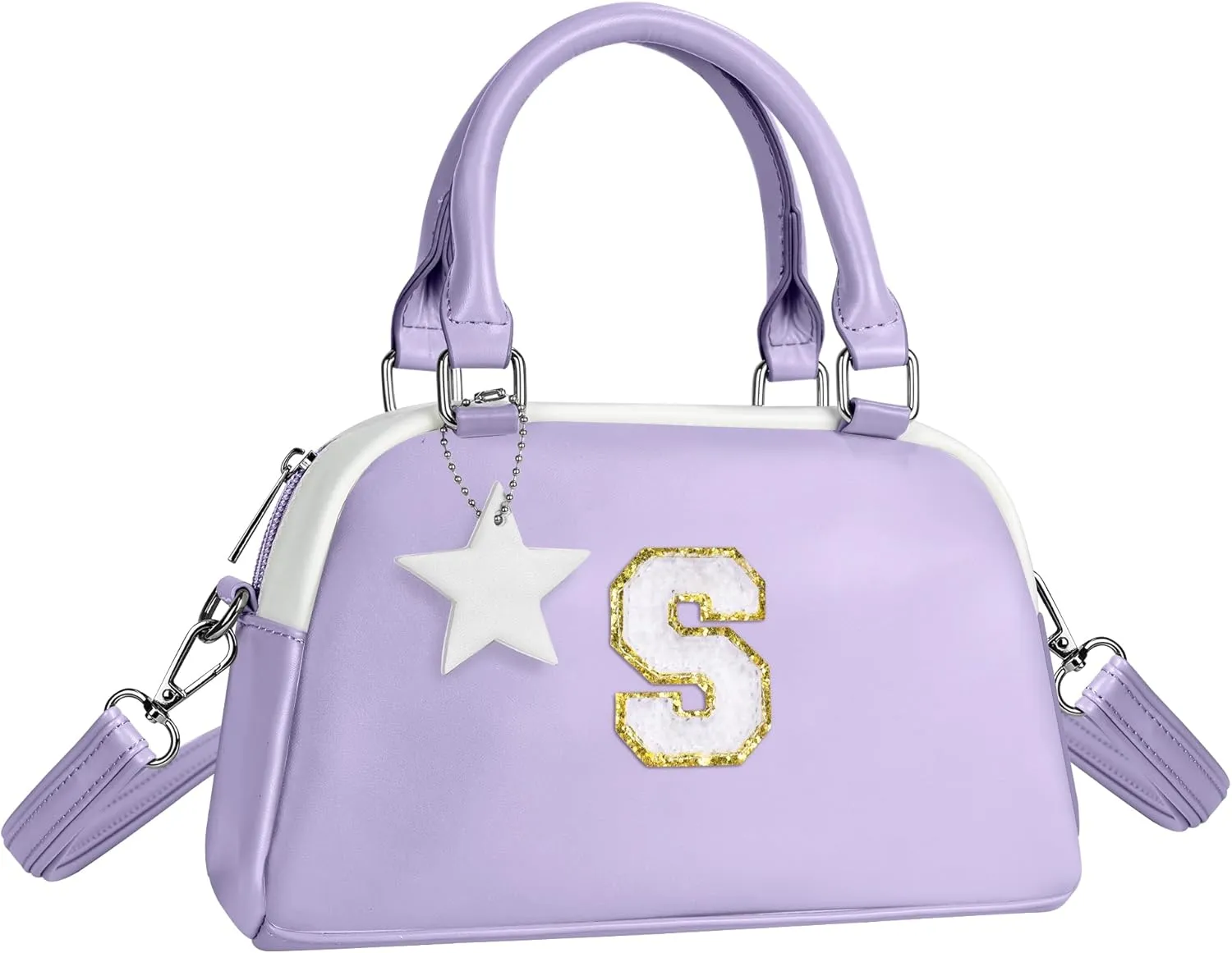 Girls Purse Crossbody Bag, Personalized Birthday Gifts, Kids Skin Care Bag for Ages 4-12 girls, Party Favors Dress Up bag for girls, Handbag-light purple-S