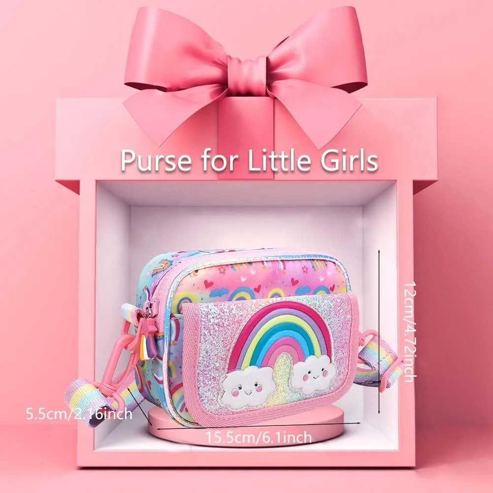 Girls Purse for Kids Age 3-12 - Purse for Little Girl Gifts, Crossbody Bag Bunny