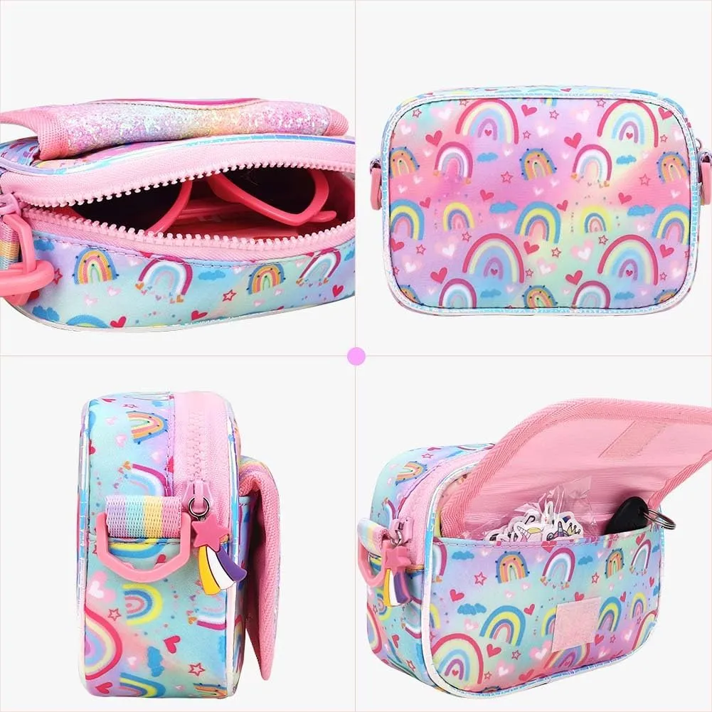 Girls Purse for Kids Age 3-12 - Purse for Little Girl Gifts, Crossbody Bag Bunny