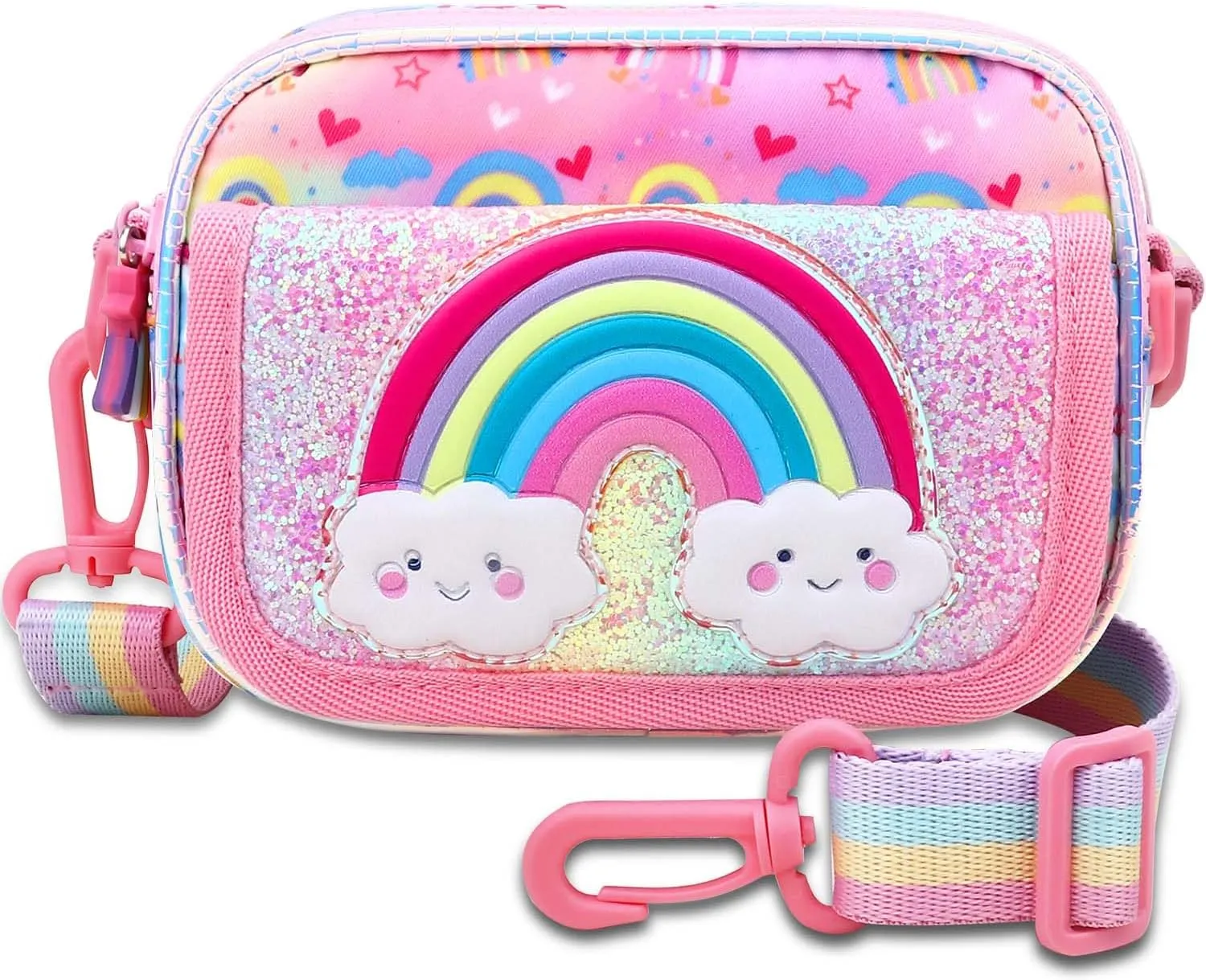 Girls Purse for Kids Age 3-12 - Purse for Little Girl Gifts, Crossbody Bag Bunny