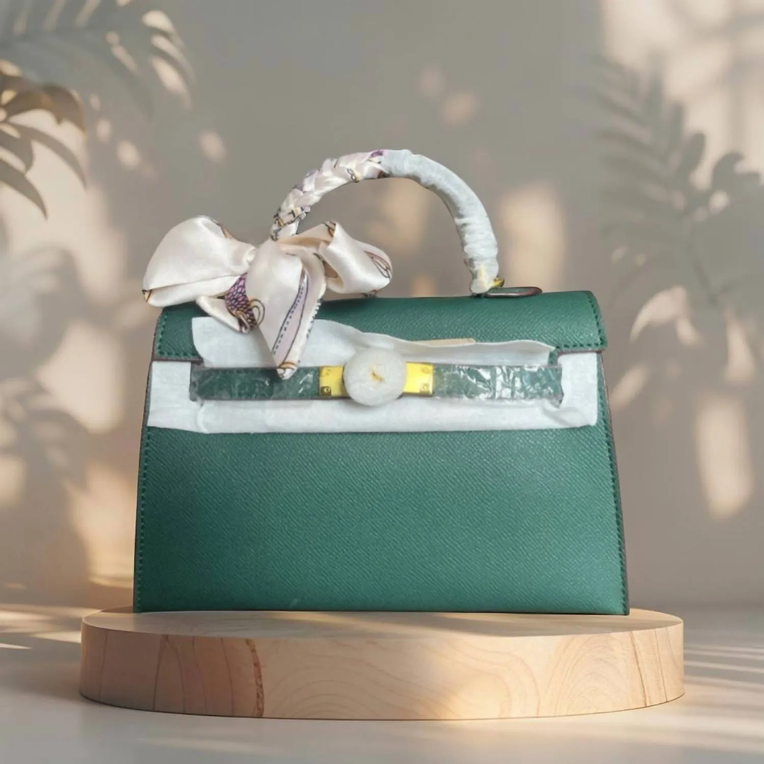 Glam Signature Mini Purse In Green