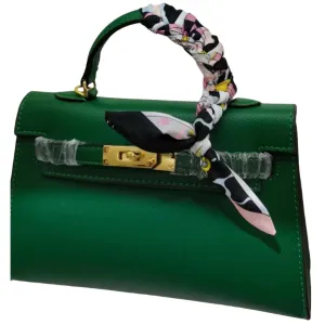 Glam Signature Mini Purse In Green
