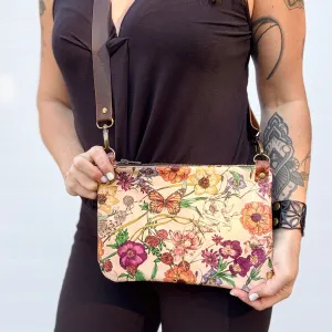 Go Small Zippered Crossbody - Floral