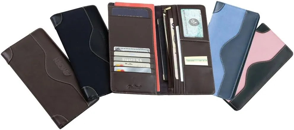 Goodhope Unisex Navigator Travel Boarding Pass Wallet Black