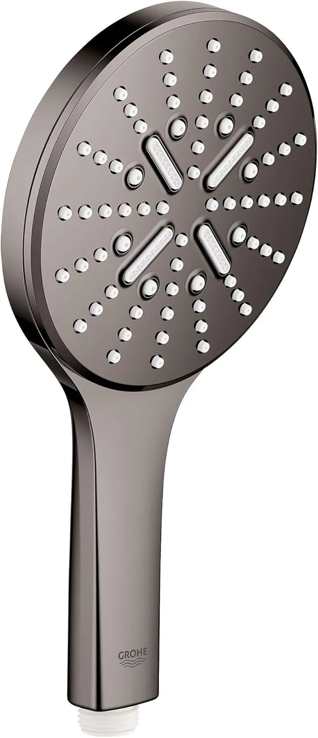 GROHE Rainshower Smartactive Hand Shower-3 Sprays, 1.75 gpm, Hard Graphite