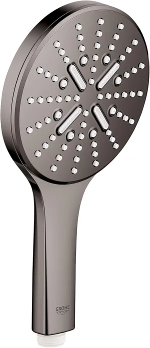 GROHE Rainshower Smartactive Hand Shower-3 Sprays, 1.75 gpm, Hard Graphite