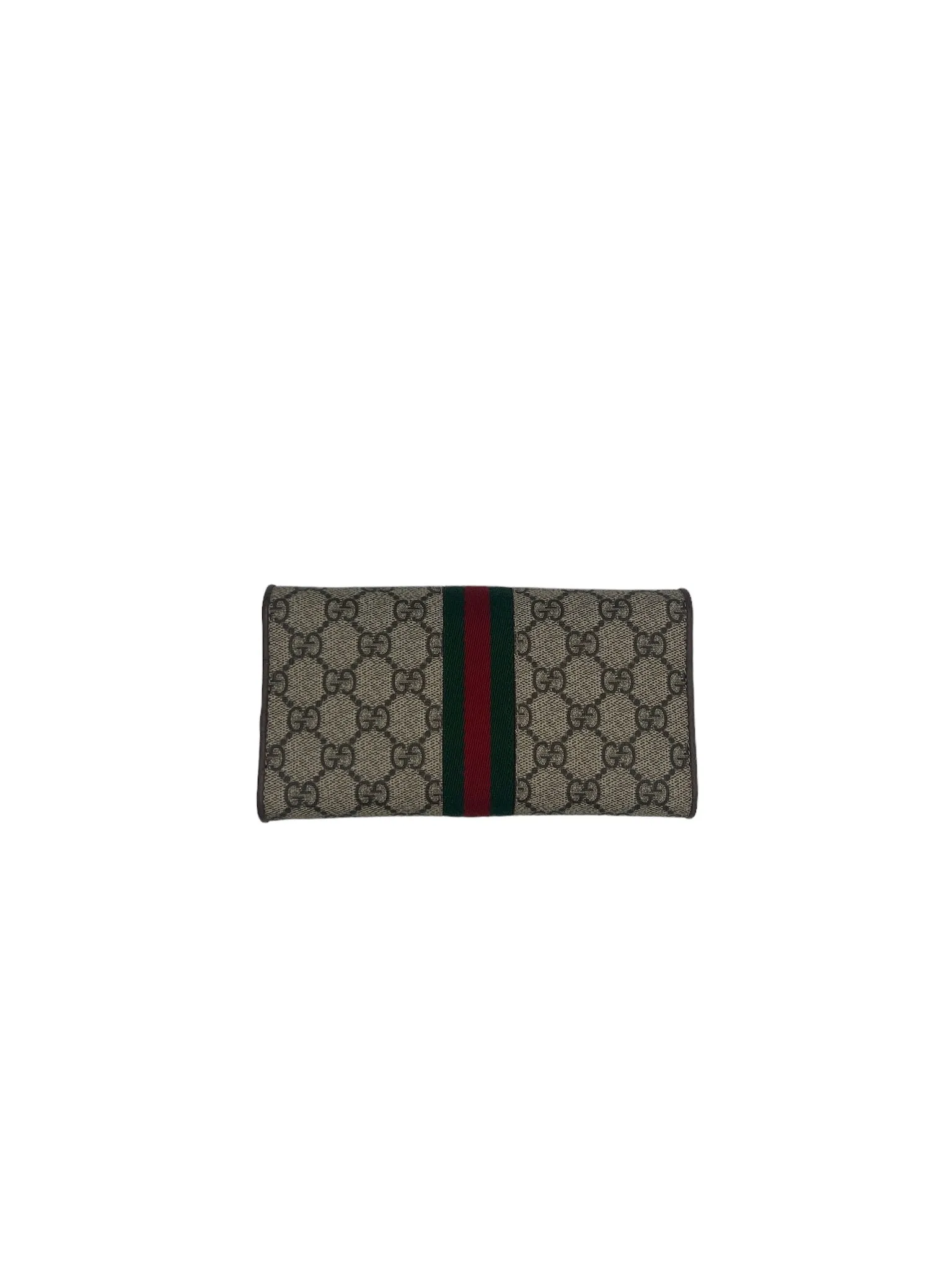 GUCCI - Brown Ophidia Wallet on a Chain Crossbody Bag