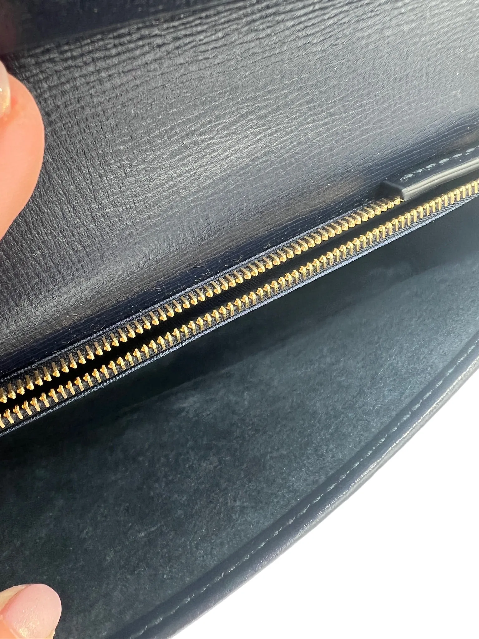 GUCCI - Corduroy Horsebit Wallet On Chain