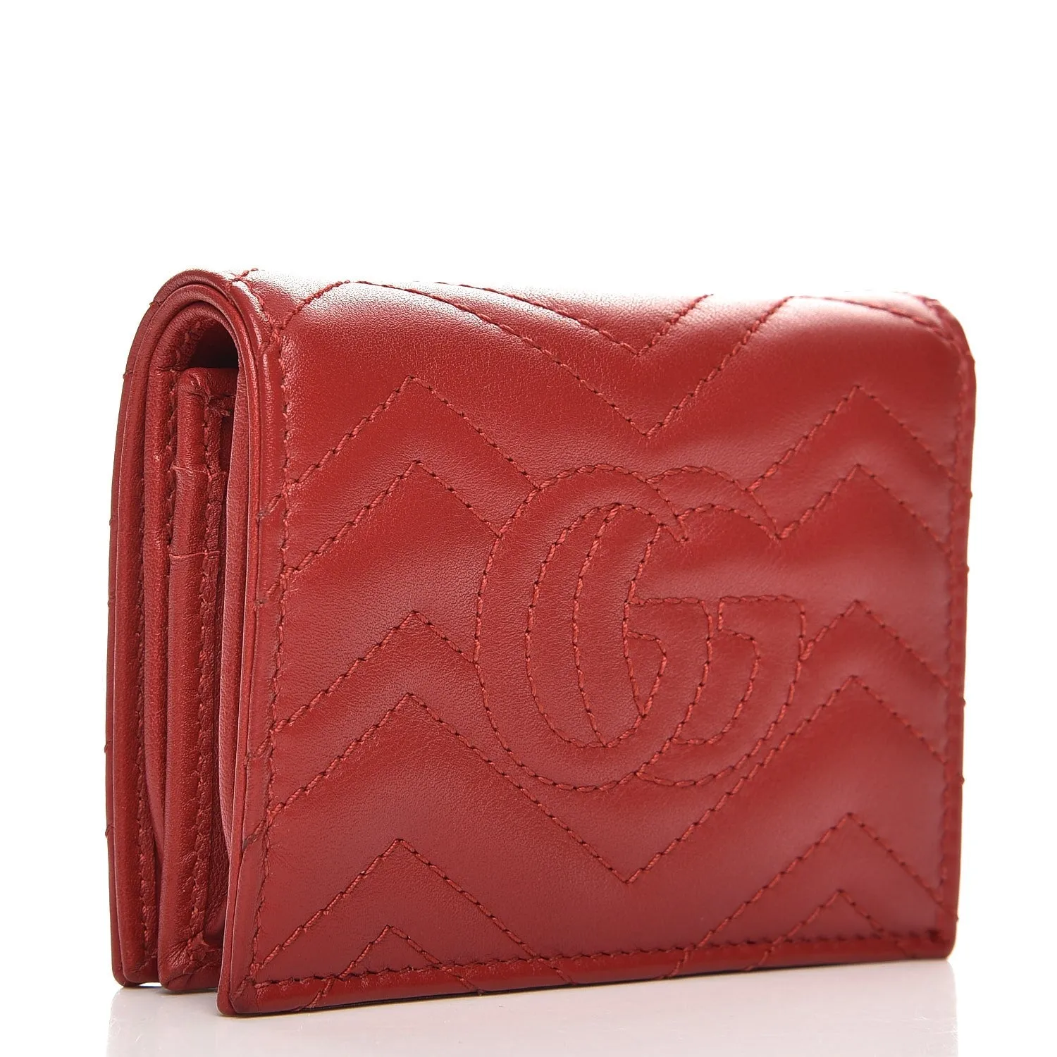 GUCCI GG MARMONT Matelassé LEATHER WALLET