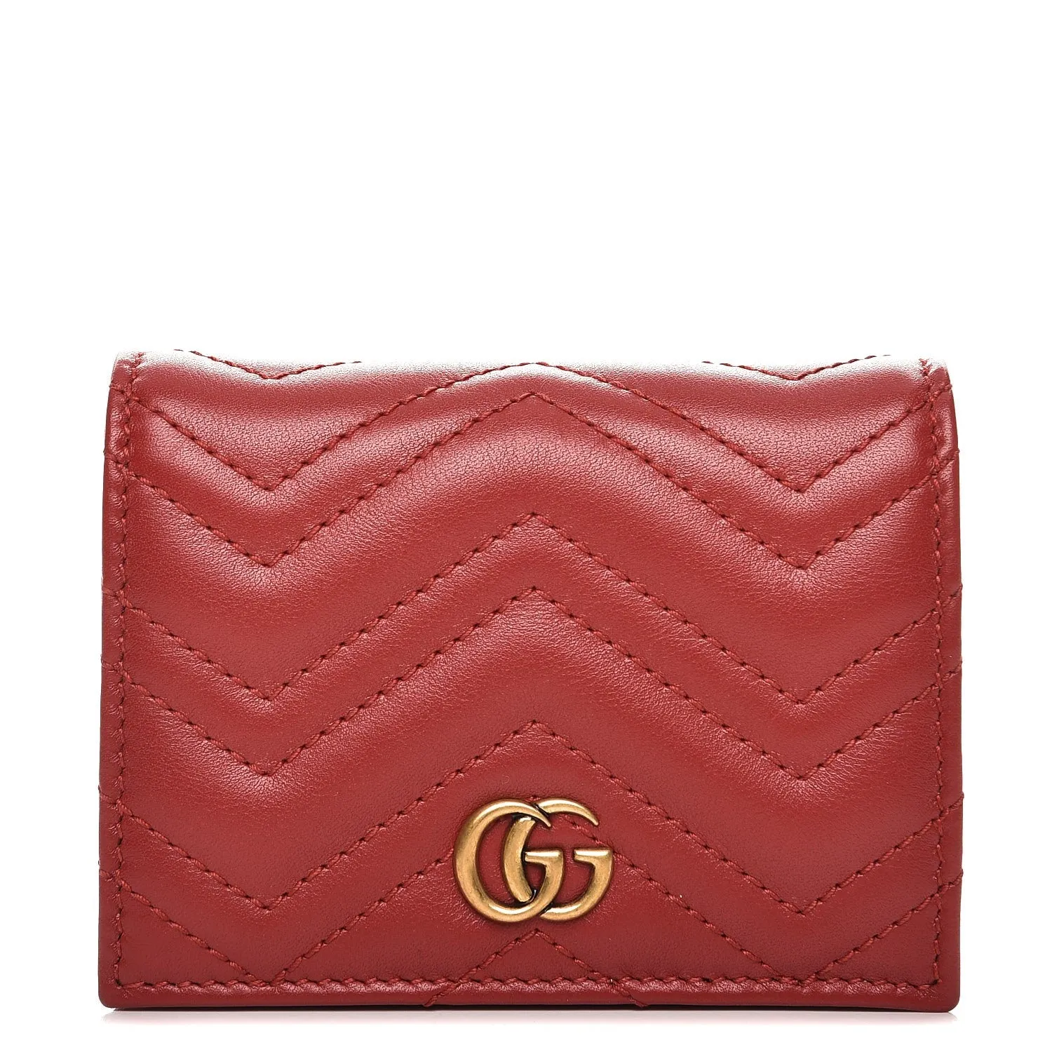 GUCCI GG MARMONT Matelassé LEATHER WALLET