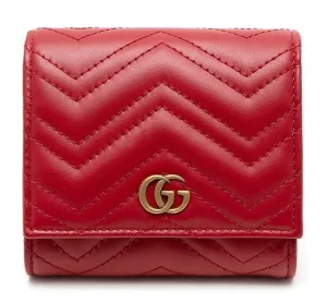 GUCCI GG MARMONT Matelassé LEATHER WALLET