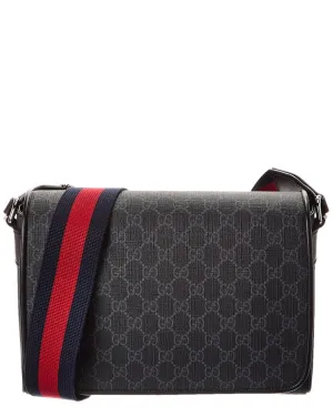 Gucci GG Supreme Canvas & Leather Crossbody