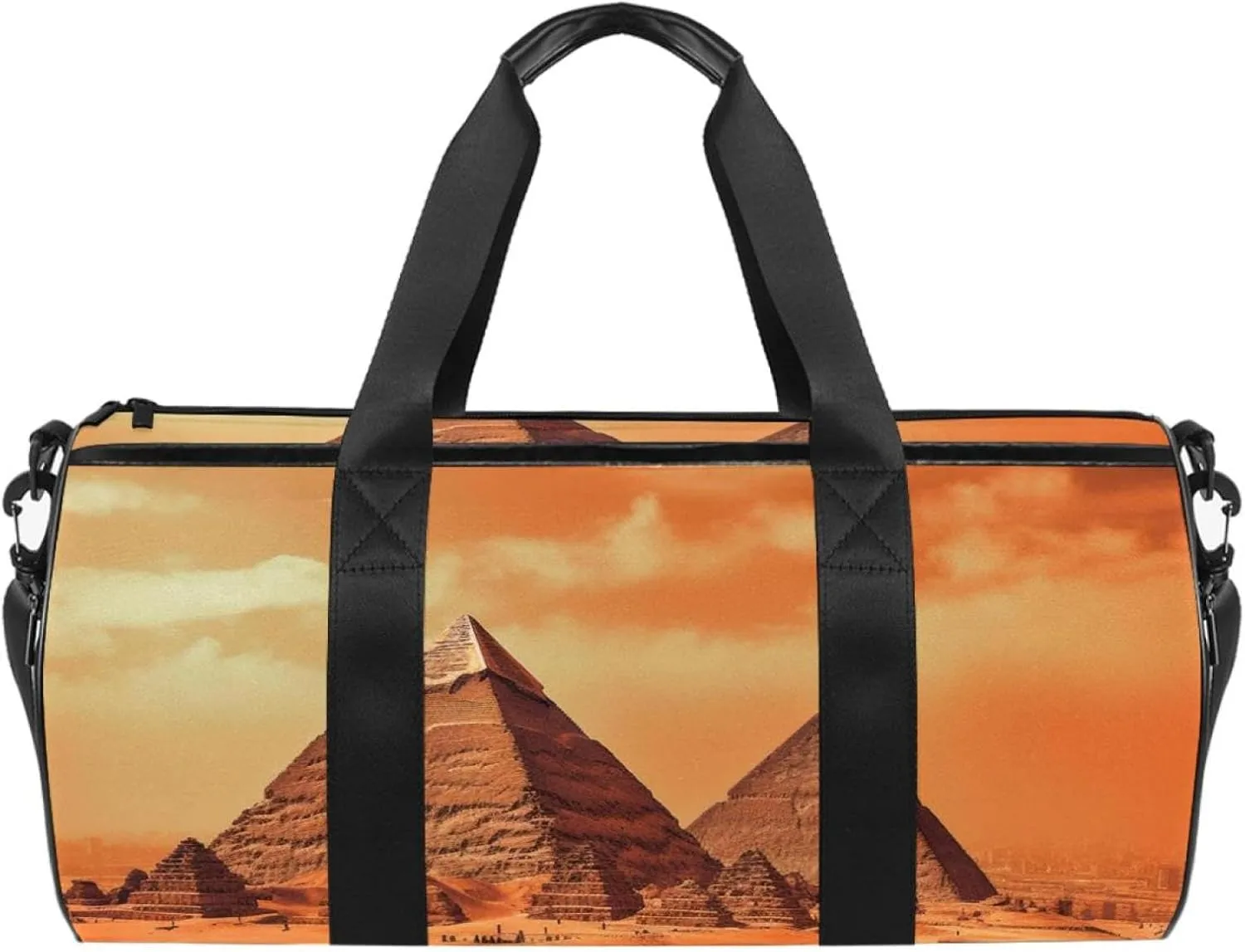 Gym Bags for Women,Duffle Bag for Travel,Ancient Egyptian Pyramid,Gym Bag for Men