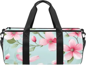 Gym Bags for Women,Duffle Bag for Travel,Blooming Spring Flowers,Gym Bag for Men