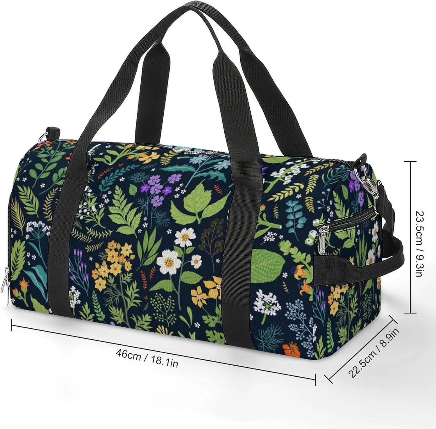 Gym Duffel Bag with Shoe Compartment Wet Pocket, Elegante Plantilla Para Travel Bag for Men Women, style-1