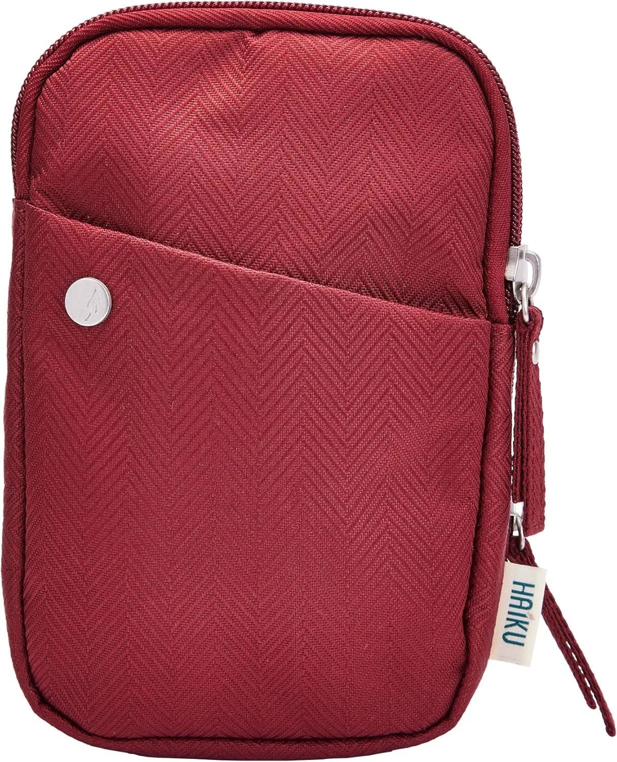 HAIKU Endeavor Pouch, Lightweight Small Crossbody bag, Zip-Around Cell Phone Travel Purse with Card Slots, Adjustable Strap