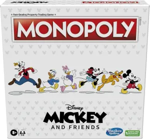 Hasbro Gaming Monopoly: Disney Mickey and Friends Edition Board Game, Ages 8 