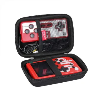 Hermitshell Hard Travel Case for Trovono/JAFATOY/GAMPLAE/Anyando/HIJJJPS Classical FC Games Handheld Game Machine Retro Mini Game Player (Not Include The Handheld Game Console ) (Black)