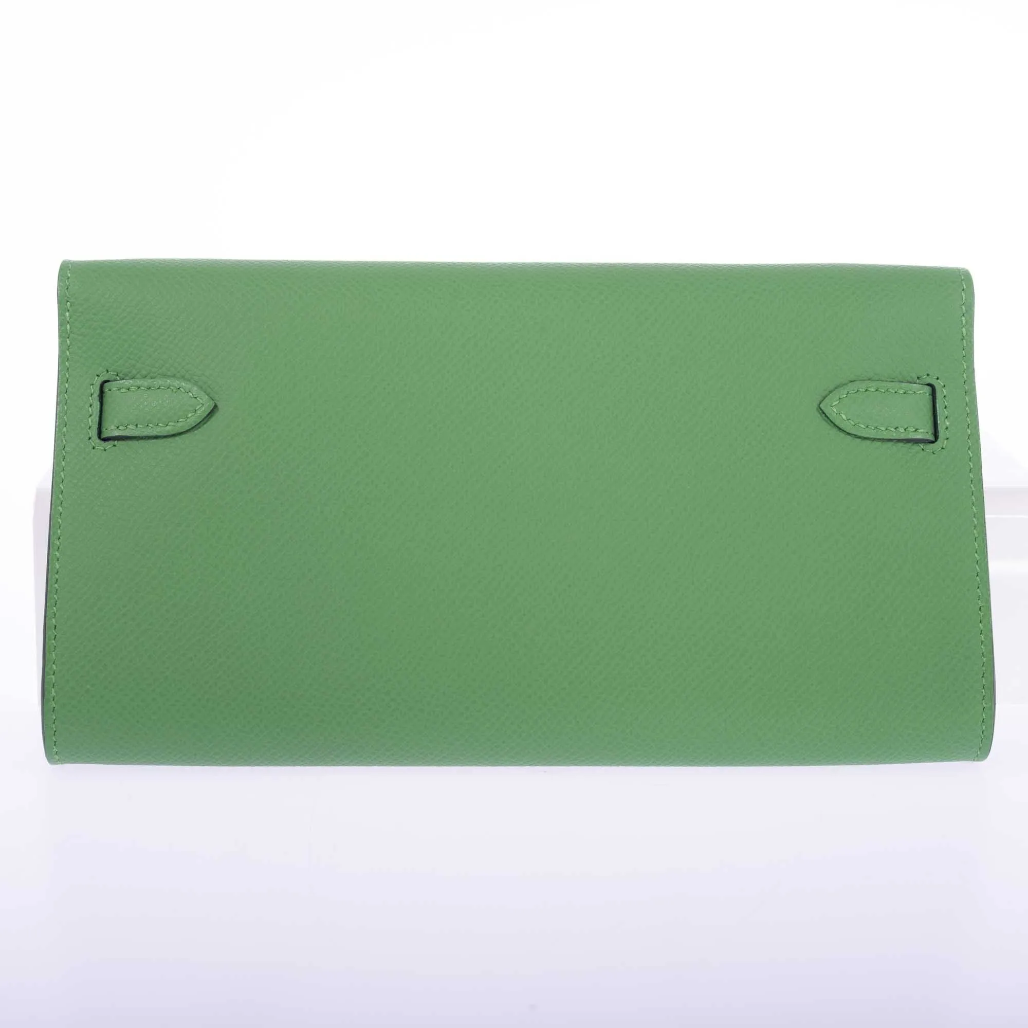 Hermès Kelly To Go Wallet Vert Yucca Epsom Palladium Hardware