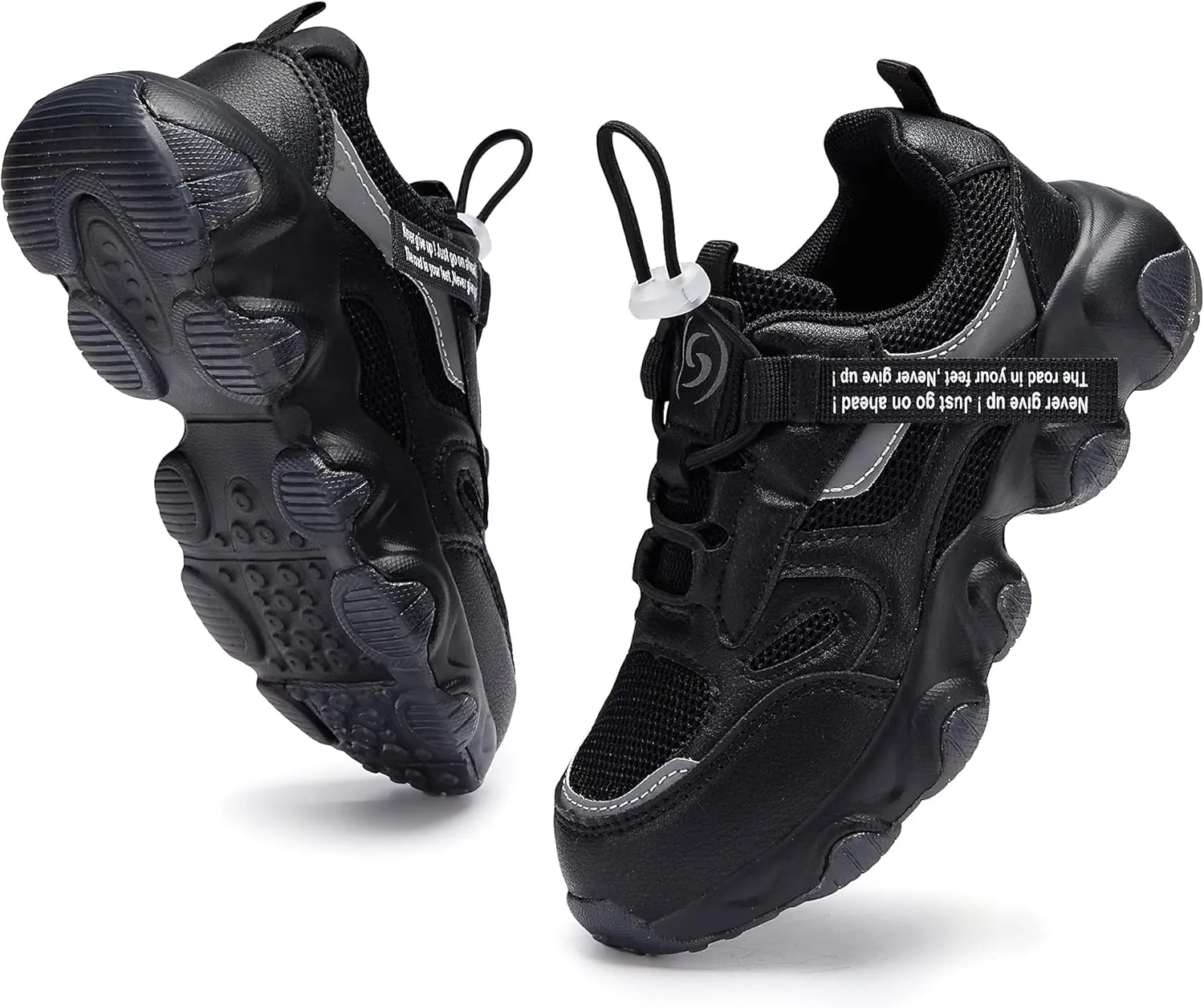 Hetios Kids Shoes Girls Lightweight Athletic Running Shoes Breathable Knit School Sports Shoes (Toddler/Little Kid/Big Kid)