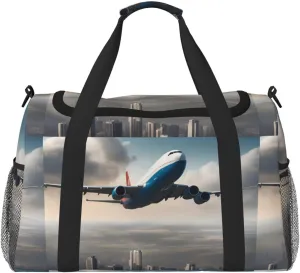 High Altitude Airplane Lightweight Waterproof Large Capacity Handheld Shoulder Crossbody Travel Bag Personal Belongings Organizer Bag