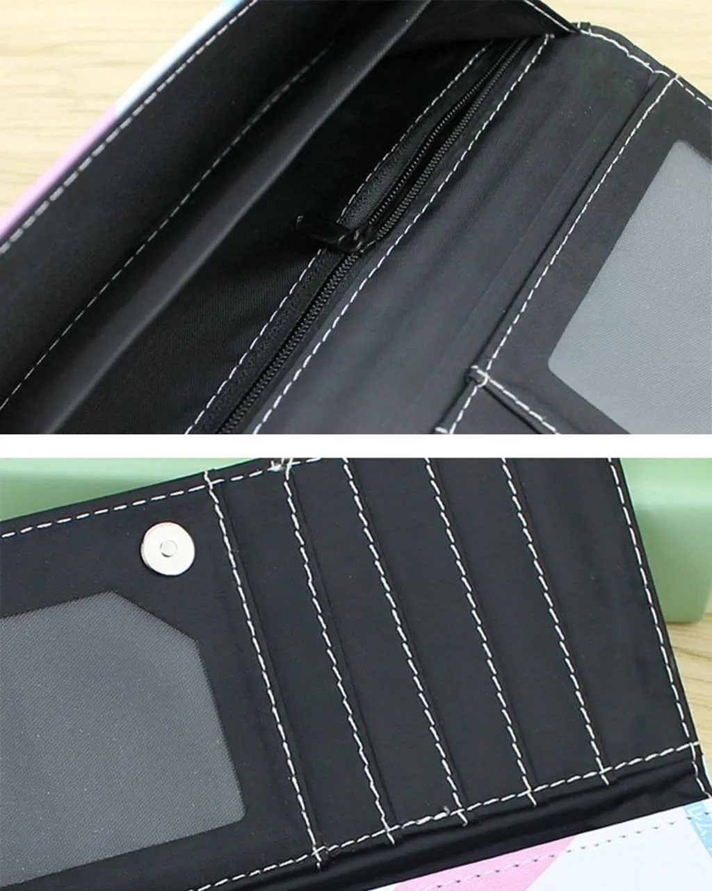 Honkai Star Rail Wallet for Men Women Honkai Purse Kawaii Anime Bifold Wallet Card Holder, Free Keychain (Acheron-2)