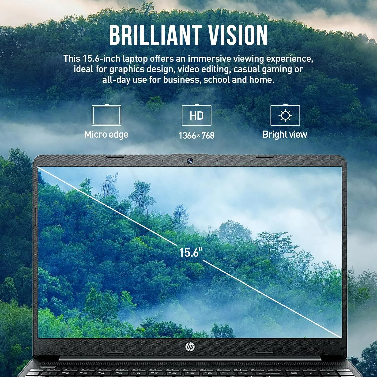 HP 15.6 Laptop Computer, Business Laptop 15 Inch HD, Intel Pentium Silver N5030 Quad Core, 16GB RAM, 1TB SSD, 1-Year Office 365, Windows 11 Pro Laptop, Ethernet Port, 10-Key Number Keypad, USB-C