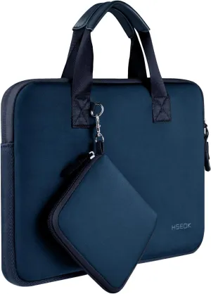 Hseok Laptop Sleeve 13.3-14 inch Case with Small Pouch, Neoprene Computer Bag Compatible with MacBook Pro 14" M4/M3/M2/M1 2025-2021, Mac Air/Pro 13.3" and Most 13-14 inch Notebooks,D02B01