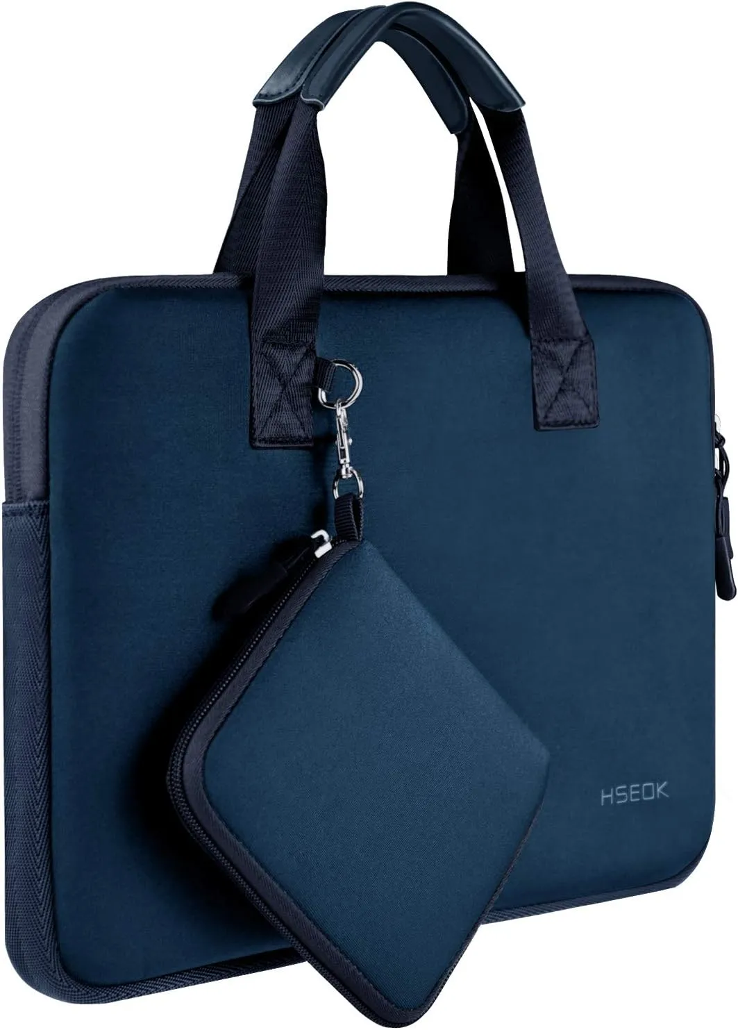 Hseok Laptop Sleeve 13.3-14 inch Case with Small Pouch, Neoprene Computer Bag Compatible with MacBook Pro 14" M4/M3/M2/M1 2025-2021, Mac Air/Pro 13.3" and Most 13-14 inch Notebooks,D02B01