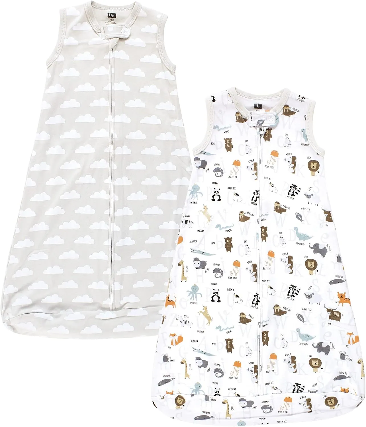Hudson Baby Unisex Baby Interlock Cotton Sleeveless Sleeping Bag