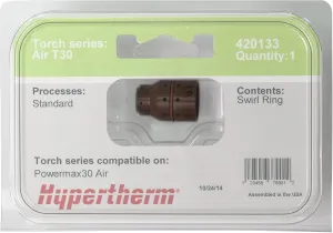 Hypertherm 420133 Swirl Ring for Powermax 30 AIR