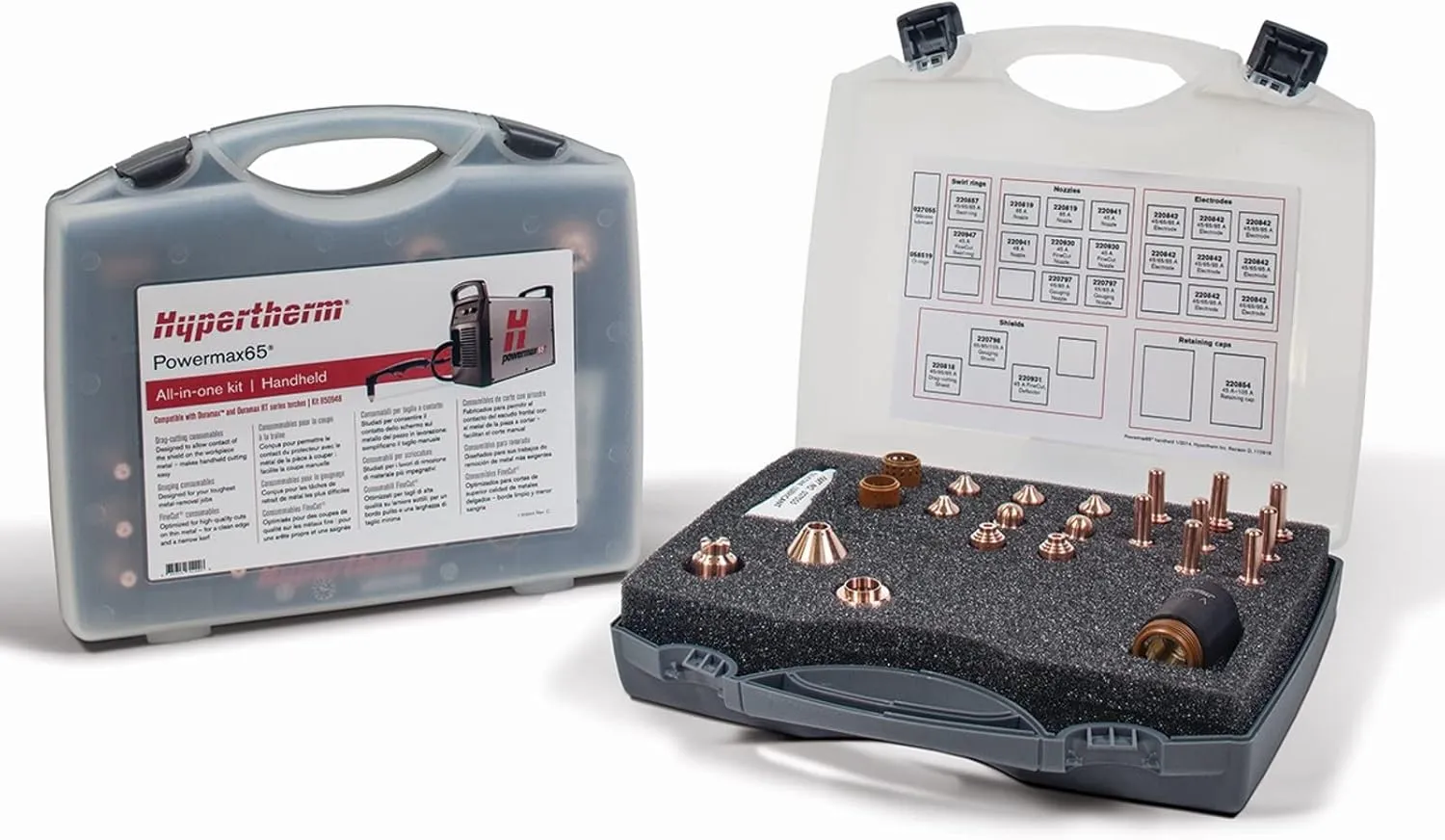 Hypertherm Powermax65 Essential Handheld Cutting Consumable kit
