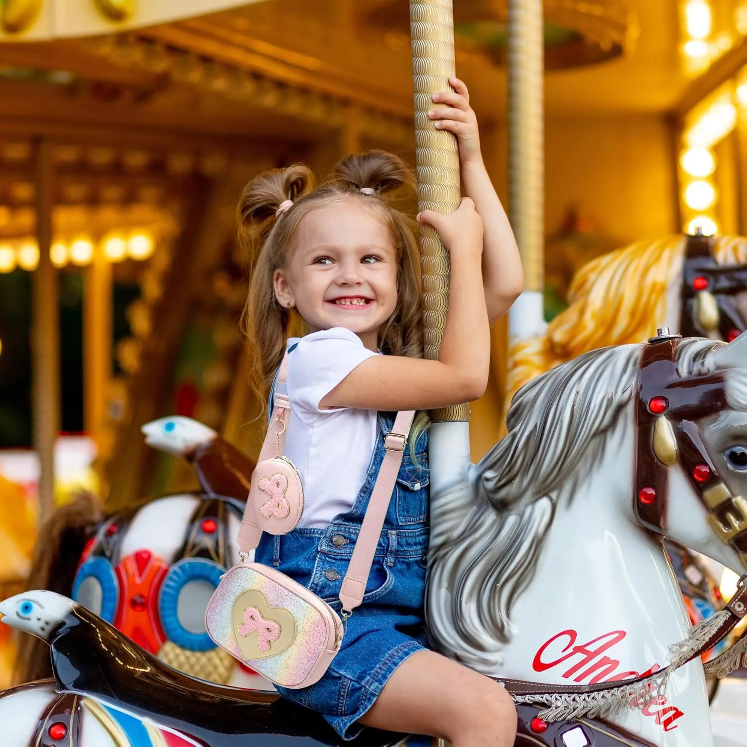 I IHAYNER 3 4 5 6 7 8 9 10 Year Old Girl Birthday Gifts Kids Purse Toddler Little Girls Purse Women Crossbody Bag for Girls