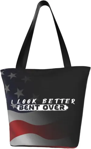 I Look Better Bent Over Fashion Shoulder Bag Large Capacity For Man Or Woman