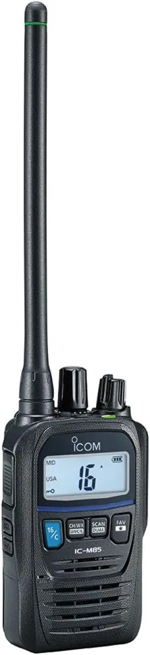 ICOM N85UL Handheld VHF, Black, Small