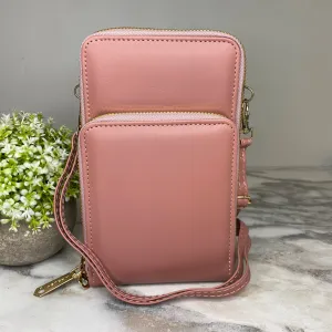 Ivy Crossbody Wallet   Purse - Medium Pink