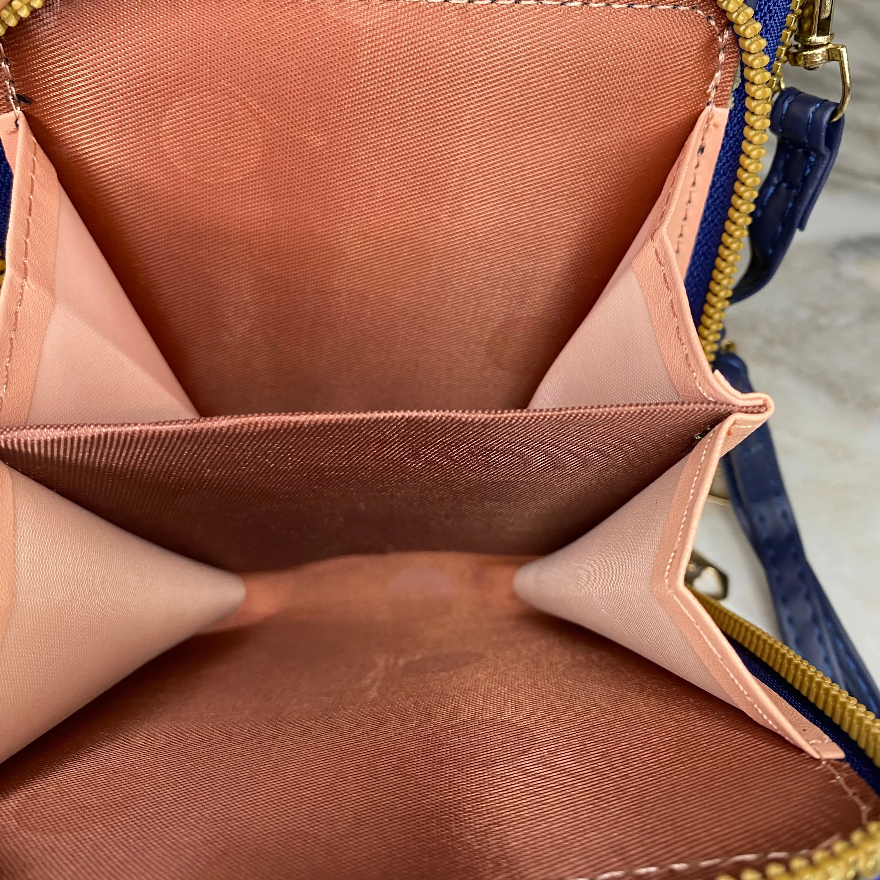Ivy Crossbody Wallet   Purse - Navy