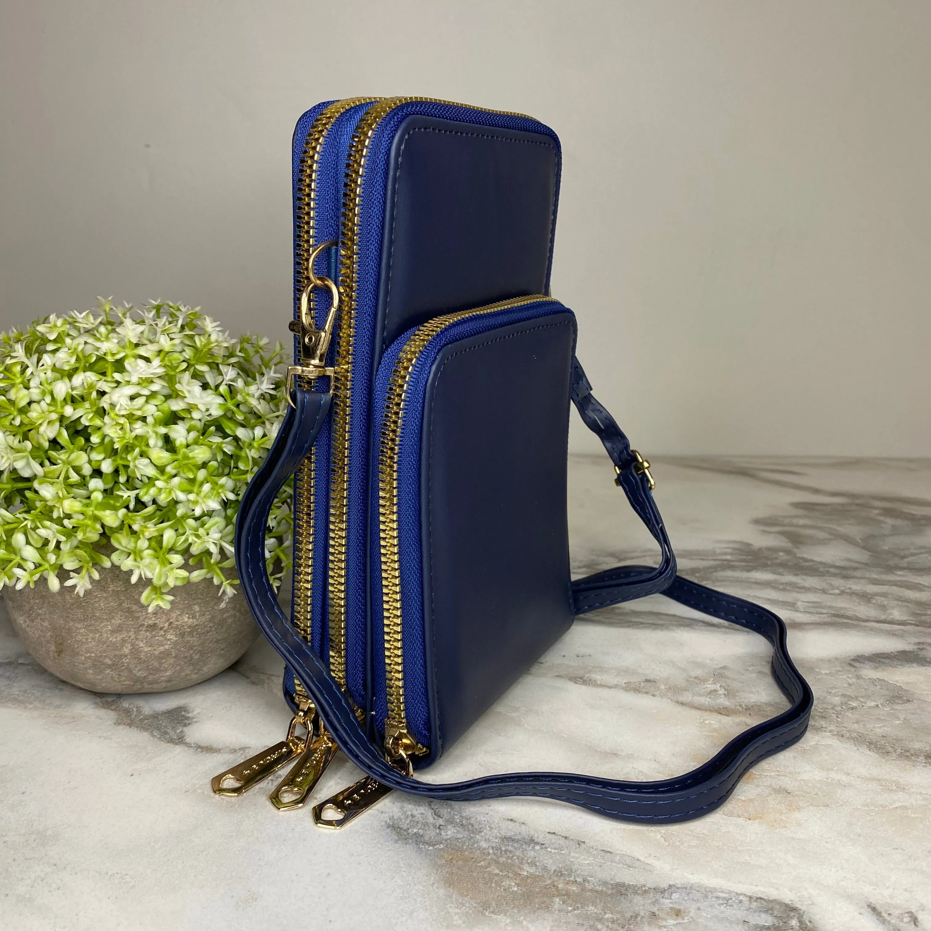 Ivy Crossbody Wallet   Purse - Navy