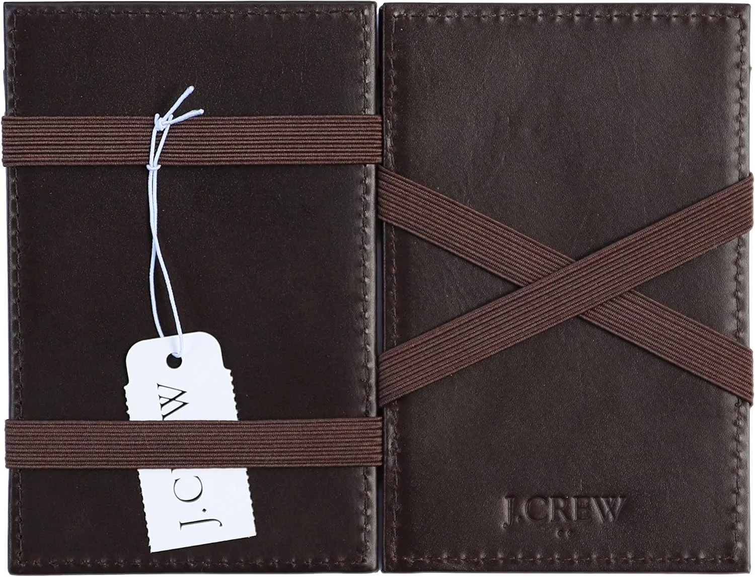 J.Crew Mercantile Men's Leather Magic Wallet (Brown)