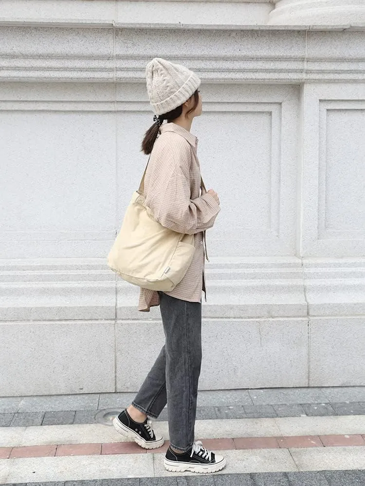 Jeelow Heavy Duty Canvas Travel Tote Handbag Shoulder Crossbody Bags Purse For Men & Women