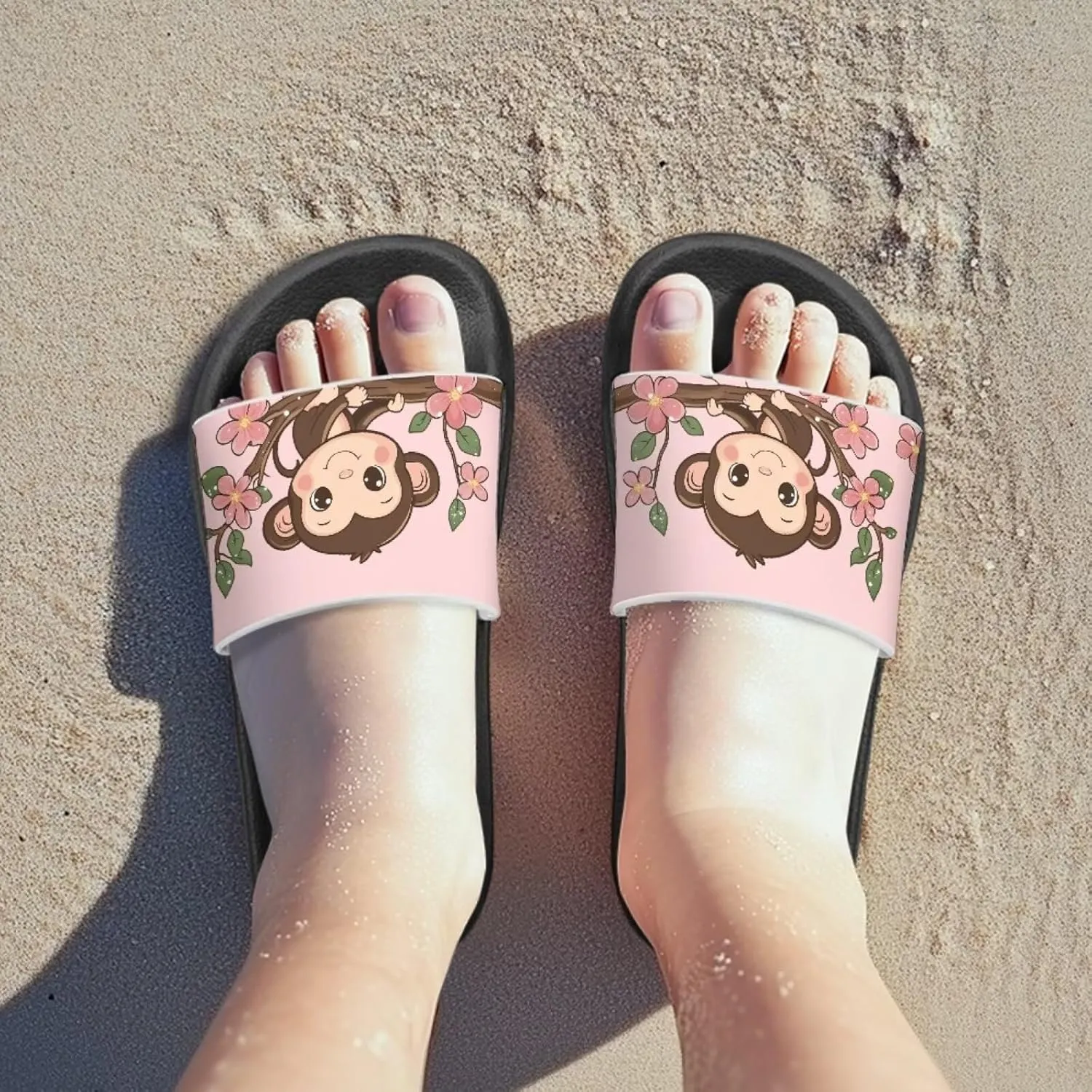 JoyLamoria Animal Design Sandals House Slides Children's Cartoon Cloud Slippers Non-Slip Shower Beach Pool Lightweight Summer Cozy