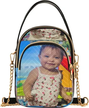 JSTEL Custom Photo Canvas Tote Bag Personalized Picture Tote Bag Customized Photo Tote Bag Women Gift