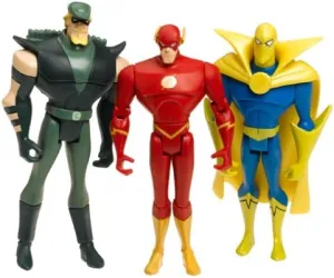 Justice League Unlimited The Flash, Dr. Fate, Green Arrow H2104