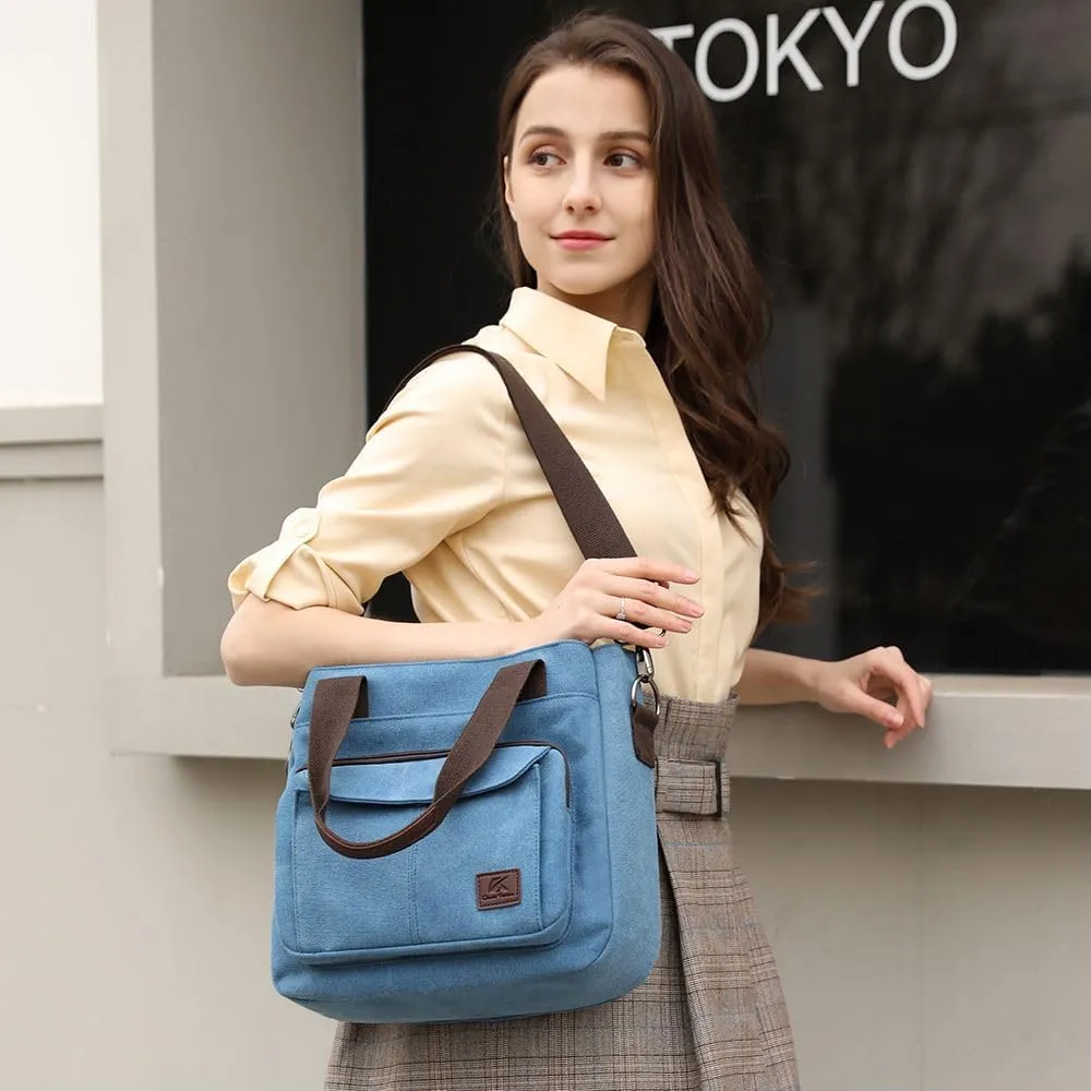 KARRESLY Women's Casual Hobo Shoulder Bag Large Capacity Nylon Daily Messenger Bag Work Shopper Handbag Purse